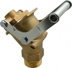 Value Collection - 2" NPT Brass Rigid Drum Gate Valve - No Arrester, Self Closing - Eagle Tool & Supply