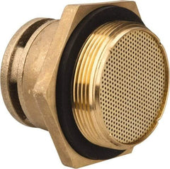 Justrite - Drum Vents Type: Vertical Drum Vent Material: Brass - Eagle Tool & Supply