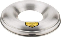 Justrite - Aluminum Steel Fire Resistant Head - 12 Inch Outside Diameter, 4.5 Gallon Complete Drum, 5 Inch Opening Diameter, FM and UL Standards - Eagle Tool & Supply