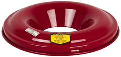 Justrite - Fire Resistant Steel Head - 15-1/8 Inch Outside Diameter, 12 and 15 Gallon Complete Drum, 5-1/4 Inch Opening Diameter, FM and UL Standards - Eagle Tool & Supply