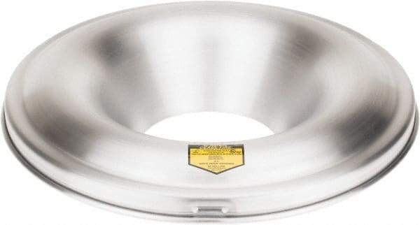 Justrite - Aluminum Steel Fire Resistant Head - 19-7/8 Inch Outside Diameter, 30 Gallon Complete Drum, 7 Inch Opening Diameter, FM and UL Standards - Eagle Tool & Supply