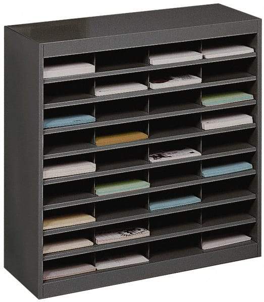 Safco - Deluxe Document Organizer - 36 Compartments, 9" Wide x 3" High x 12-1/4" Deep Compartment - Eagle Tool & Supply