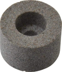 Norton - 60 Grit Aluminum Oxide Type 5 Internal Grinding Wheel - 1-1/2" Diam x 3/8" Hole x 1" Thick, 21,645 Max RPM, Type 5 Medium Grade, K Hardness, Vitrified Bond, No Recess - Eagle Tool & Supply