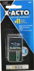 X-ACTO - 15 Piece Steel Hobby Blade - 1-19/32" OAL - Eagle Tool & Supply