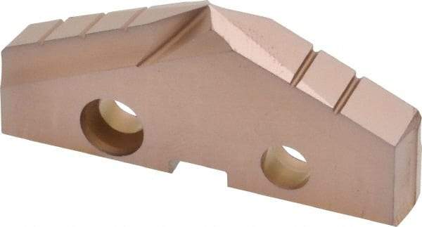 Allied Machine and Engineering - 1-3/4" Diam x 1/4" Thick, Seat Code 3, 132° Included Angle Spade Drill Insert - AM200 Coated, Cobalt, Grade Super Cobalt, Series GEN2 T-A - Eagle Tool & Supply