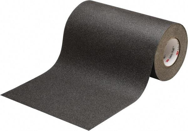 3M - Black Solid Color Anti-Slip Vinyl Tape - 24" Wide x 60' Long, Heavy/High Traffic - Eagle Tool & Supply