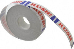 Made in USA - Rush Shipping Label - 3" High x 1" Wide - Eagle Tool & Supply
