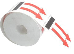 Made in USA - Arrows Shipping Label - 3" High x 4" Wide - Eagle Tool & Supply