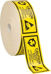Made in USA - Caution Electrostatic Sensitive Devices Shipping Label - 5" High x 2" Wide - Eagle Tool & Supply
