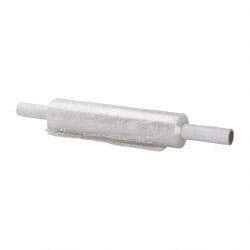 Stretch Associates - 15" x 1,000' 80 Gauge Clear Hand Held Stretch & Pallet Wrap with Extended Core - 80 Gauge, Clear - Eagle Tool & Supply