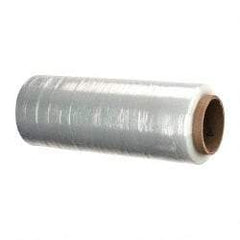 Stretch Associates - 12" x 1,500' 75 Gauge Clear Hand Held Stretch & Pallet Wrap for Use with Dispenser - 4 Piece, 75 Gauge, Clear - Eagle Tool & Supply