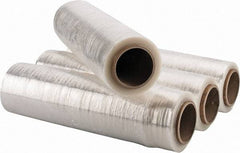 Stretch Associates - 18" x 1,500' 75 Gauge Clear Hand Held Stretch & Pallet Wrap for Use with Dispenser - 4 Piece, 75 Gauge, Clear - Eagle Tool & Supply