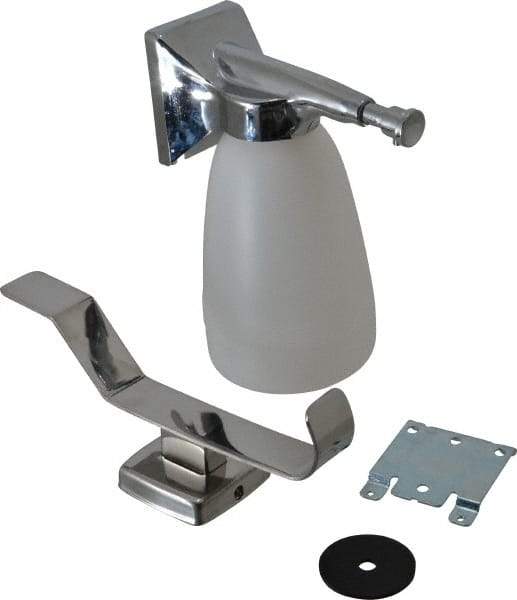 Value Collection - 16 oz Liquid Soap Dispenser Hardware - Plastic, Hanging, Chrome - Eagle Tool & Supply