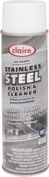 Made in USA - 20 Fluid Ounce Metal Cleaner - Lemon Scent, Aerosol - Eagle Tool & Supply