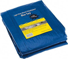 Value Collection - 30' Long x 20' Wide Polyethylene Tarp & Dust Cover - Blue - Eagle Tool & Supply