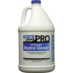 Scot's Tuff - 1 Gal Bottle Cleaner - Use on Marble Terrazzo, Painted Surfaces, Tile, Varnished Wood - Eagle Tool & Supply