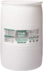 Simple Green - 55 Gal Drum Cleaner/Degreaser - Liquid, Biodegradable, Concentrated, Unscented - Eagle Tool & Supply