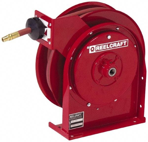 Reelcraft - 35' Spring Retractable Hose Reel - 300 psi, Hose Included - Eagle Tool & Supply