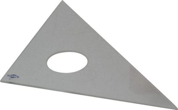 Alvin - 8 Inch Long, Styrene Plastic Triangles - Eagle Tool & Supply