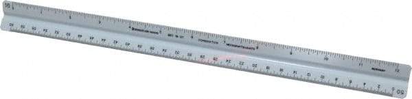 Staedtler - 12 Inch Long, Plastic Triangular Scales - Eagle Tool & Supply