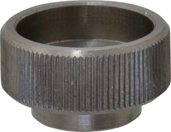 KIPP - 30mm Head, Knurled (Open Face) Knob - Tapped, Stainless Steel - Eagle Tool & Supply