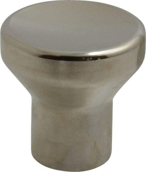 KIPP - 21mm Head, Mushroom (Smooth) Knob - Tapped, Stainless Steel - Eagle Tool & Supply