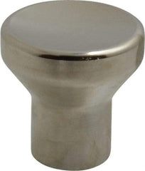 KIPP - 21mm Head, Mushroom (Smooth) Knob - Tapped, Stainless Steel - Eagle Tool & Supply