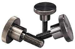 KIPP - 20mm Head, Knurled Knob - Threaded Stem, Stainless Steel - Eagle Tool & Supply