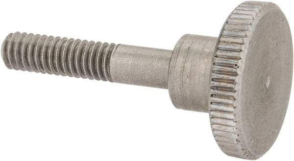 KIPP - 16mm Head, Knurled Knob - Threaded Stem, Stainless Steel - Eagle Tool & Supply