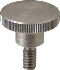 KIPP - 20mm Head, Knurled Knob - Threaded Stem, Stainless Steel - Eagle Tool & Supply