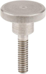 KIPP - 20mm Head, Knurled Knob - Threaded Stem, Stainless Steel - Eagle Tool & Supply