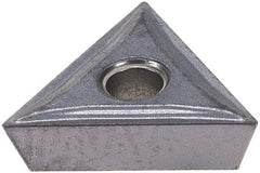 Iscar - TPMR730 Grade IC907 Carbide Turning Insert - TiAlN/TiN Finish, 60° Triangle, 7/32" Inscr Circle, 3/32" Thick, 0.0079" Corner Radius - Eagle Tool & Supply