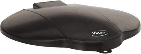 Vikan - 3 Gal Polypropylene Pail Lid - Black, For Use with 5694 - Eagle Tool & Supply