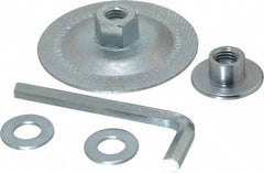 Norton - Grinding Wheel Adapter Kit - 1/16 to 1/4" Wheel Width, Right Handed - Eagle Tool & Supply