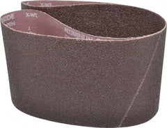 Norton - 6" Wide x 48" OAL, 36 Grit, Aluminum Oxide Abrasive Belt - Aluminum Oxide, Very Coarse, Coated, X Weighted Cloth Backing, Series R255 - Eagle Tool & Supply