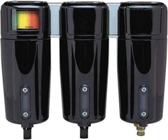 Parker - 25 CFM Oil, Dust, Water, Particulate Filter - 3/8" NPT, 250 psi, Auto Drain - Eagle Tool & Supply