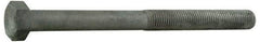 Value Collection - 1-8 Thread, 16" Length Under Head, Steel Hex Head Bolt - Hot Dipped Galvanized Coated, UNC Thread, ASTM A307, Grade 2 - Eagle Tool & Supply