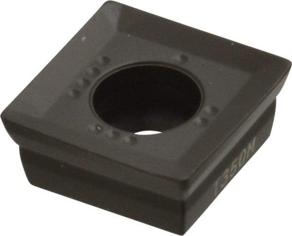 Seco - SONX09T304 M10 Grade T350M Carbide Milling Insert - TiCN/Al2O3 Finish, 0.156" Thick, 0.376" Inscribed Circle, 0.016" Corner Radius - Eagle Tool & Supply
