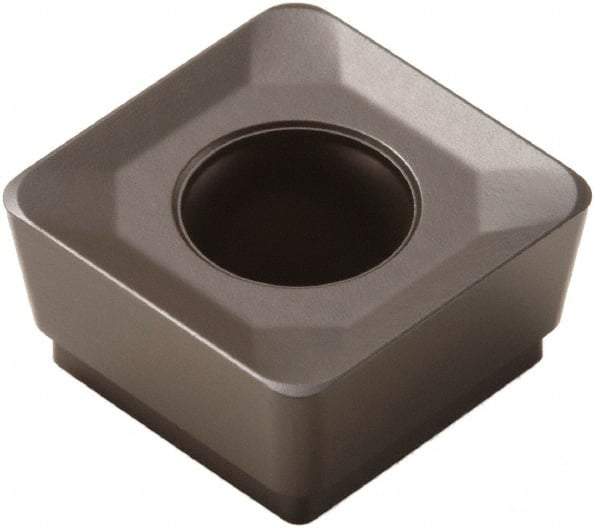 Seco - SCET120612 M11 Grade T350M Carbide Milling Insert - TiCN/Al2O3 Finish, 1/4" Thick, 1/2" Inscribed Circle, 0.047" Corner Radius - Eagle Tool & Supply