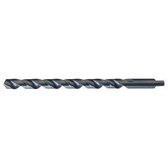 15/64 RHS / RHC HSS 118 Degree Notched Point Heavy Duty Long Flute Taper Length Drill - Steam Oxide - Exact Industrial Supply