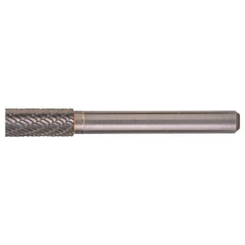 SA-3 Double Cut Solid Carbide Bur-Cylindrical without End Cut - Exact Industrial Supply