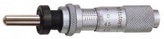 Mitutoyo - 13mm, 0.5118 Inch Thimble, 0.1969 Inch Diameter x 17.5mm Long Spindle, Mechanical Micrometer Head - Eagle Tool & Supply