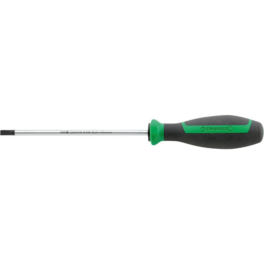 Slotted Screwdriver: 5-3/4″ OAL