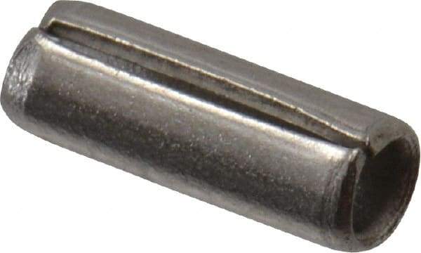 Value Collection - 1/16" Diam x 3/16" Long Slotted Spring Pin - Grade 18-8 Stainless Steel - Eagle Tool & Supply