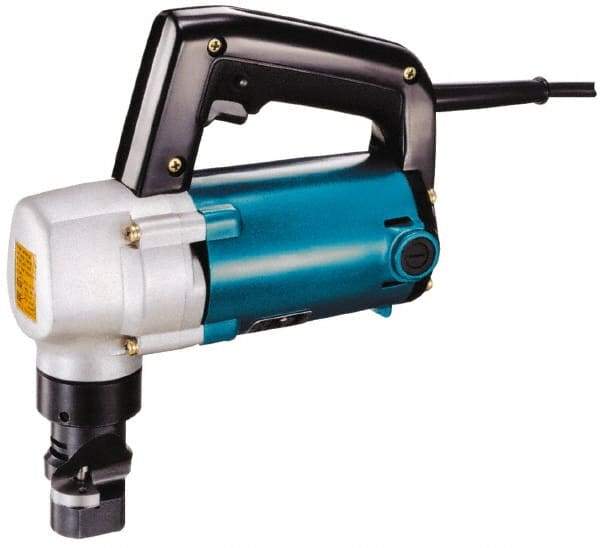 Makita - Power Nibblers Type of Power: Electric Cutting Capacity (Gauge): 10 (Steel); 12 (Stainless Steel) - Eagle Tool & Supply