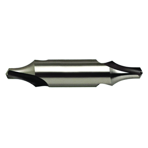 #12 × 47.5 mm OAL 60 Degree HSS Center Drill Form B Bright - Eagle Tool & Supply