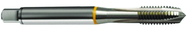 M10x1.5 6H 3-Flute Cobalt Yellow Ring Spiral Point Plug Tap-Bright - Eagle Tool & Supply