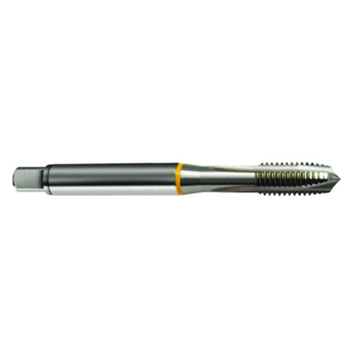 M2.5 x .45 3FL 6H Cobalt Spiral Point Plug Yellow Ring Tap-Bright FORM-B - Eagle Tool & Supply