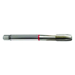 M6 × 1.0 3FL 6H Cobalt Spiral Point Plug Red Ring Tap-Bright FORM-B DIN 376 - Eagle Tool & Supply