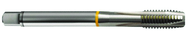 M10x1.5 6H 3-Flute Cobalt Red Ring Semi-Bottoming 40 degree Spiral Flute Tap-Bright - Eagle Tool & Supply